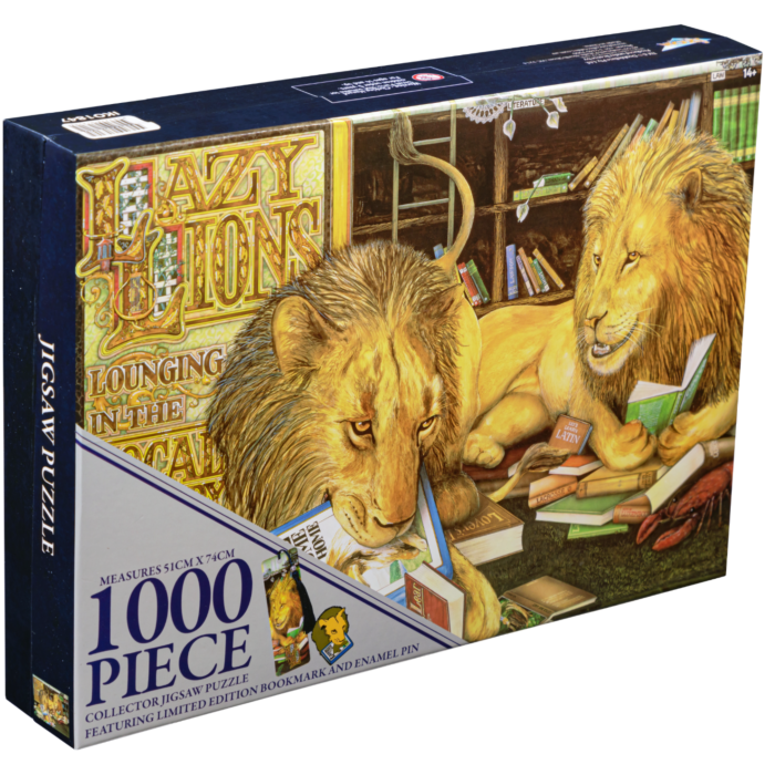 Animalia - Lazy Lions Collector Jigsaw Puzzle (1000 Piece)