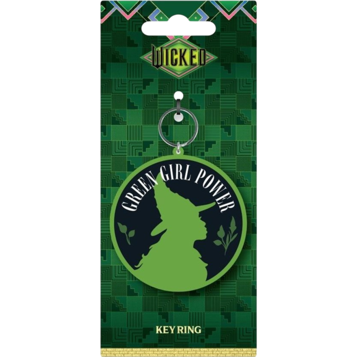 Wicked 2 - Elphaba Green Girl Power - Moulded Keyring