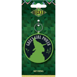 Wicked 2 - Elphaba Green Girl Power - Moulded Keyring