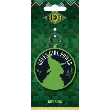 Wicked 2 - Elphaba Green Girl Power - Moulded Keyring