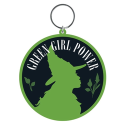 Wicked 2 - Elphaba Green Girl Power - Moulded Keyring