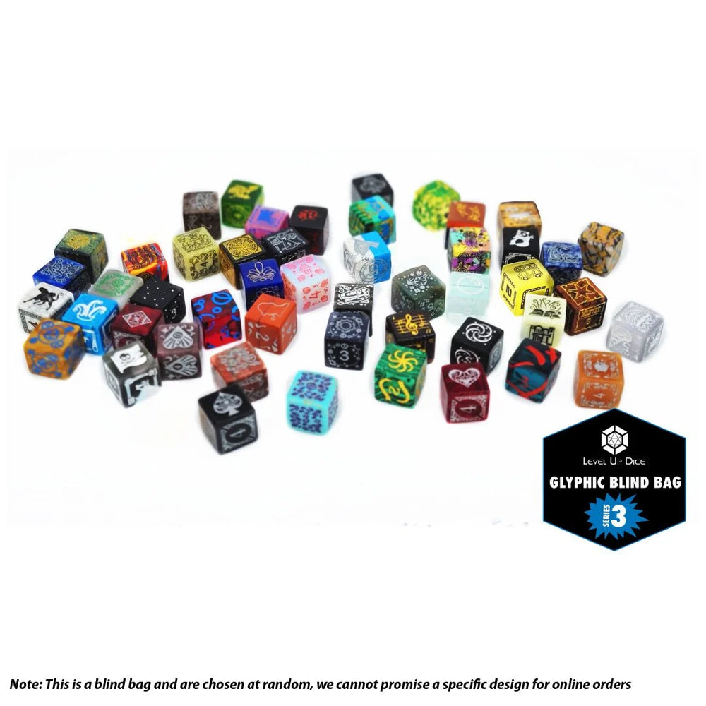 Level Up Dice: Glyphic Blind Bag 3 SINGLE PACK (D6s)