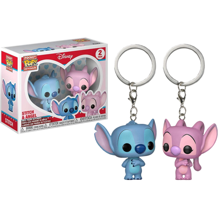 Lilo & Stitch – Stitch & Angel Pocket Pop! Keychain 2-pack