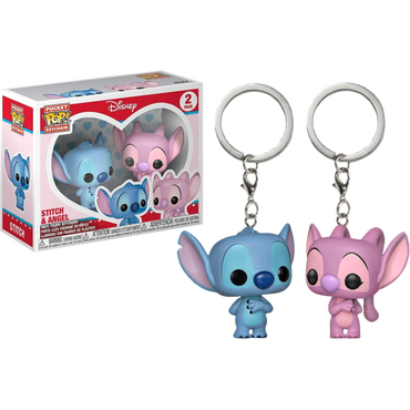 Lilo & Stitch – Stitch & Angel Pocket Pop! Keychain 2-pack