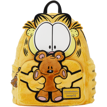 Garfield - Garfield & Pooky Plush Cosplay 10" Faux Leather Mini Backpack