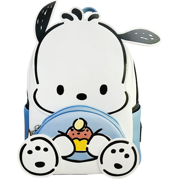 Sanrio - Pochacco Cupcake Cosplay 10" Faux Leather Mini Backpack