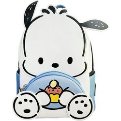 Sanrio - Pochacco Cupcake Cosplay 10" Faux Leather Mini Backpack