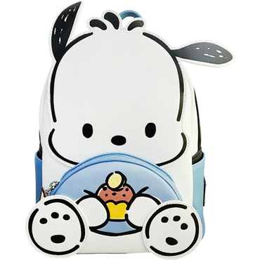 Sanrio - Pochacco Cupcake Cosplay 10" Faux Leather Mini Backpack