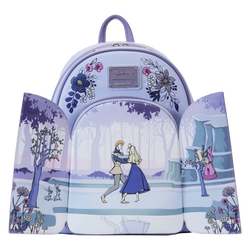 Sleeping Beauty (1959) - 65th Anniversary Floral Scene 12" Faux Leather Mini Backpack