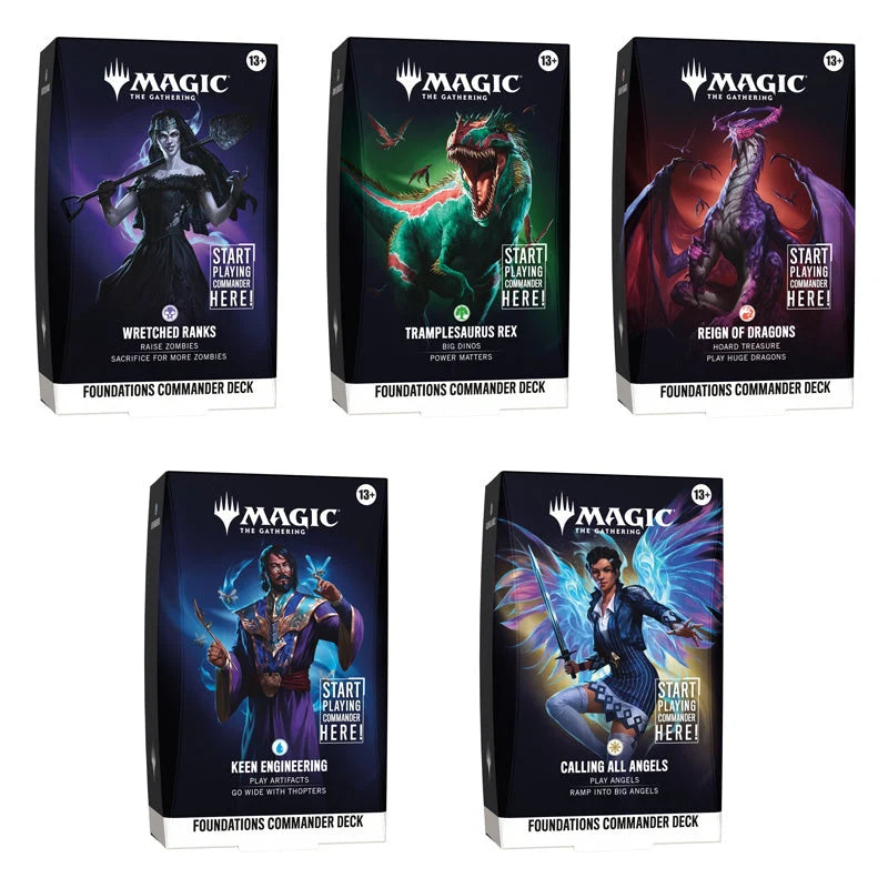 MTG Foundations - Starter Commander Decks - Set of 5 - PRE-ORDER 25TH SEP - LOCAL PICK UP ONLY