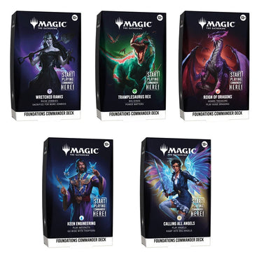 MTG Foundations - Starter Commander Decks - Set of 5 | PRE-ORDER 25th SEP (LOCAL PICK UP ONLY)