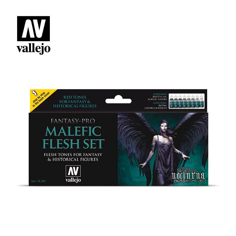 Vallejo - Game Colour - Malefic Flesh 8 Colour Set