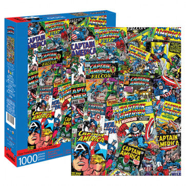 Marvel Captain America Comic Collage Puzzle 1000pc