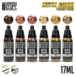 Metallic Paints Set - Gold - Green Stuff World