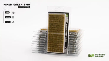 Gamers Grass - Tufts: Mixed Green 6mm (Small)