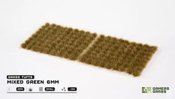 Gamers Grass - Tufts: Mixed Green 6mm (Small)