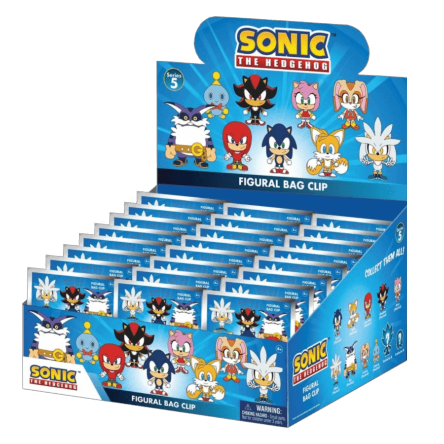 Sonic – 3D PVC Bag Clips (Series 5) Blind Bag