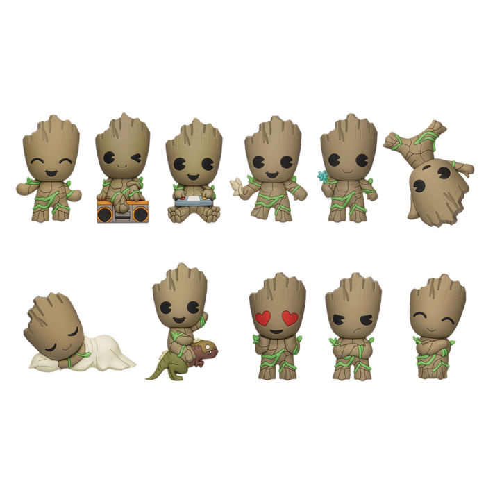 Guardians of the Galaxy - Groot 3D Figural Foam Bag Clip - Blind Bag