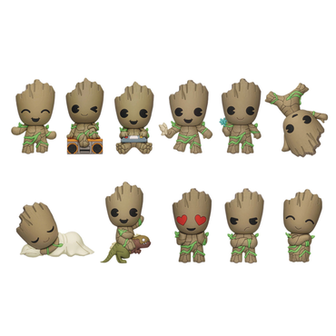 Guardians of the Galaxy - Groot 3D Figural Foam Bag Clip - Blind Bag