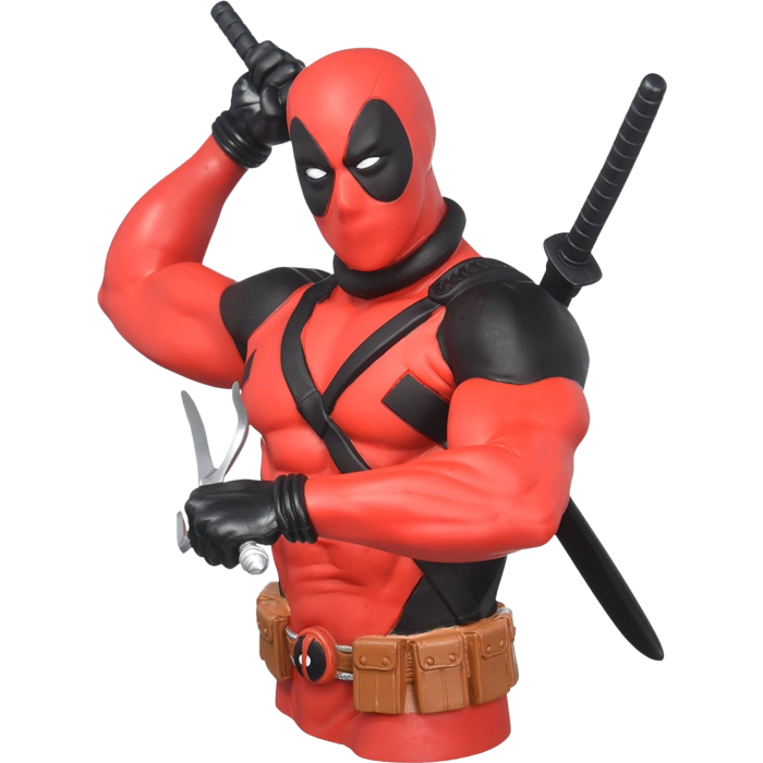 Deadpool - Deadpool with Swords Bust PVC Money Bank