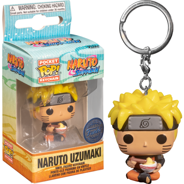 Naruto: Shippuden - Naruto Uzumaki with Noodles Pocket Pop! Vinyl Keychain