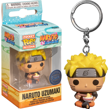 Naruto: Shippuden - Naruto Uzumaki with Noodles Pocket Pop! Vinyl Keychain