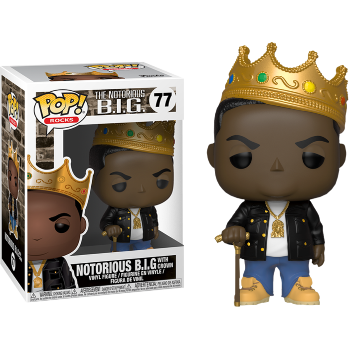 Notorious B.I.G. with Crown #77 The Notorious B.I.G. Pop! Vinyl