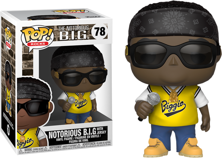 Notorious B.I.G. with Jersey #78 The Notorious B.I.G. Pop! Vinyl