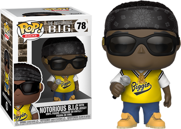 Notorious B.I.G. with Jersey #78 The Notorious B.I.G. Pop! Vinyl