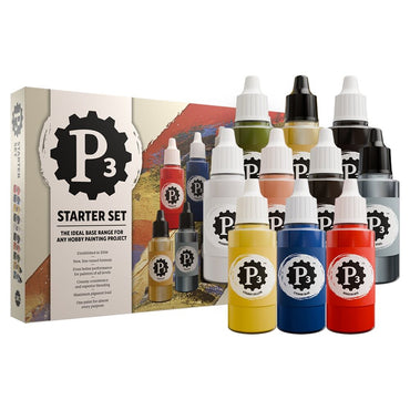 P3 Paints - Starter Box Of 10 Paints - Paint Set