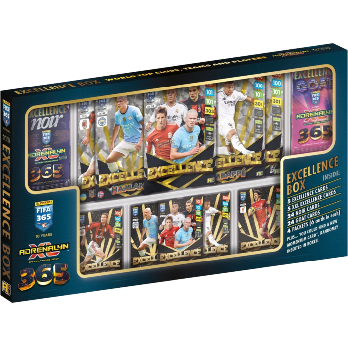 Soccer - 2025 Panini FIFA 365 Adrenalyn XL Soccer Trading Cards Excellence Box Set