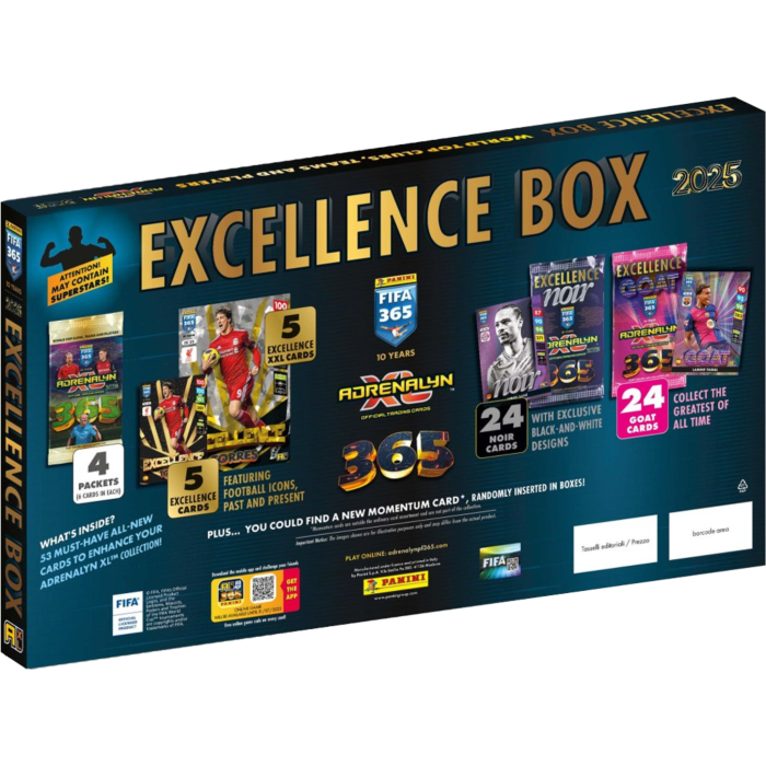 Soccer - 2025 Panini FIFA 365 Adrenalyn XL Soccer Trading Cards Excellence Box Set
