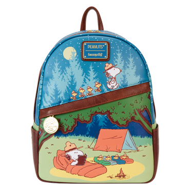Peanuts - 50th Anniversary Snoopy's Beagle Scouts 10" Faux Leather Mini Backpack