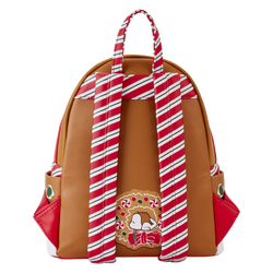 Peanuts - Snoopy Gingerbread House Scented 10" Faux Leather Mini Backpack