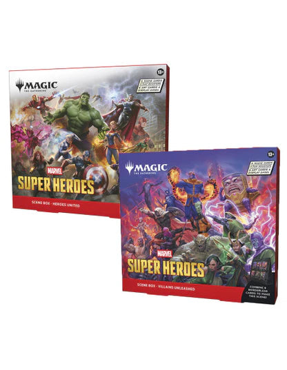 Marvel Super Heroes Scene Box Combo - Villains Unleashed & Heroes United - PRE-ORDER 19/06/26 - LOCAL PICK UP ONLY