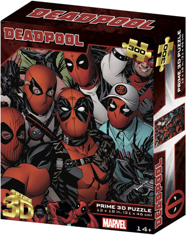 Prime3D Marvel Deadpool - 300 Piece 3D Puzzle