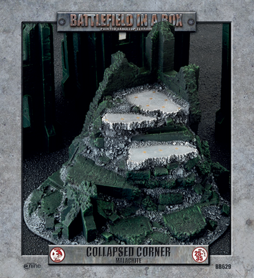 Battlefield in a Box: Collapsed Corner - Malachite (x1)