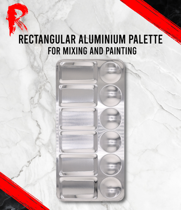 Ronin Games - Rectangular Aluminium Palette - 12 Wells