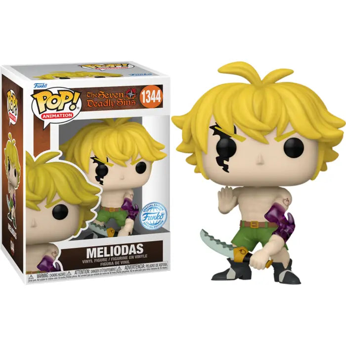 Meliodas #1344 The Seven Deadly Sins Funko Pop Vinyl - Funko Special Edition