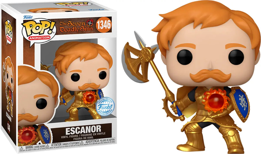 Escanor #1346 The Seven Deadly Sins Funko Pop Vinyl - Funko Special Edition