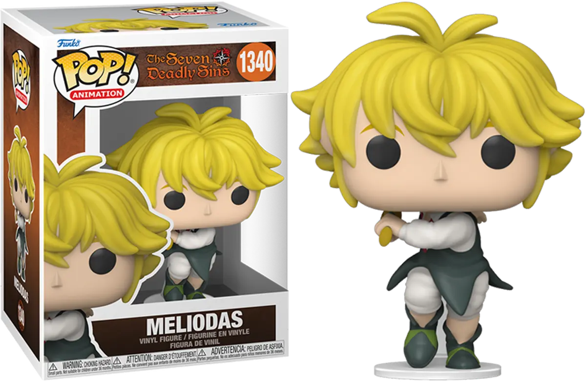 Meliodas #1340 The Seven Deadly Sins Funko Pop Vinyl