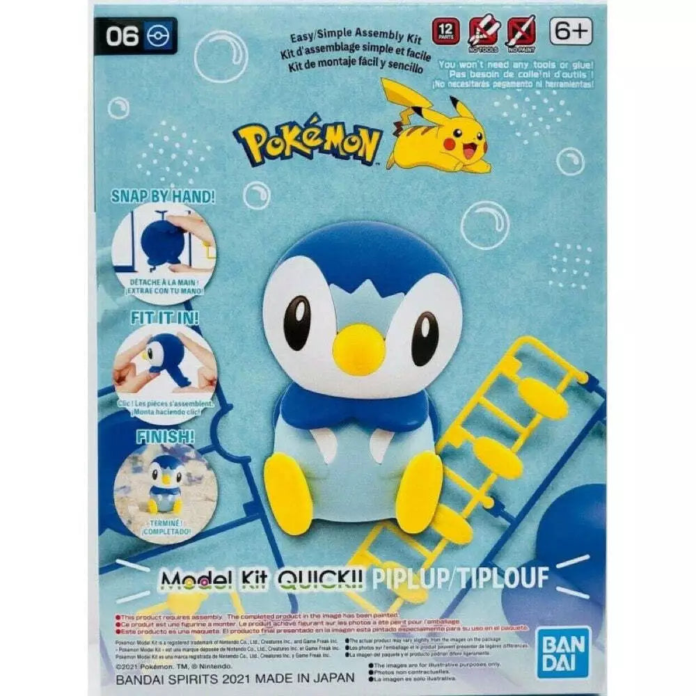 Pokemon Model Kit Quick!! - Piplup 06