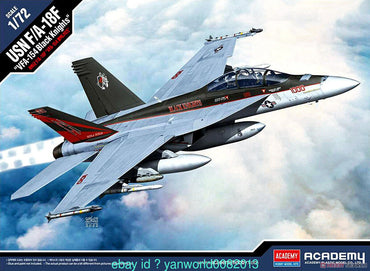 1/72 USN F/A-18F "VFA-154 Black Knights" Plastic Model Kit