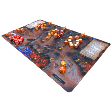 Dragon Dice: Fire Playmat (One Player)
