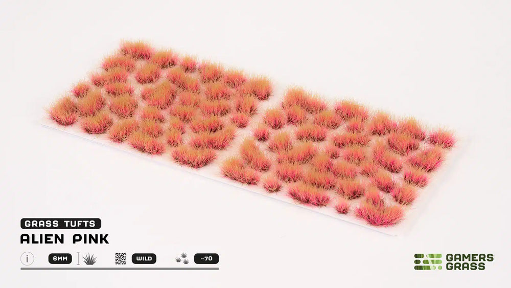 Gamers Grass - Tufts: Alien Pink 6mm (Wild)