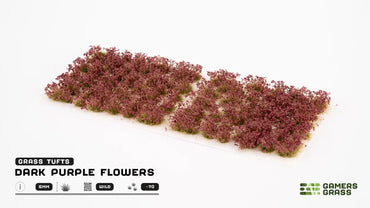 Gamers Grass - Shrubs and Flowers: Dark Purple Flowers