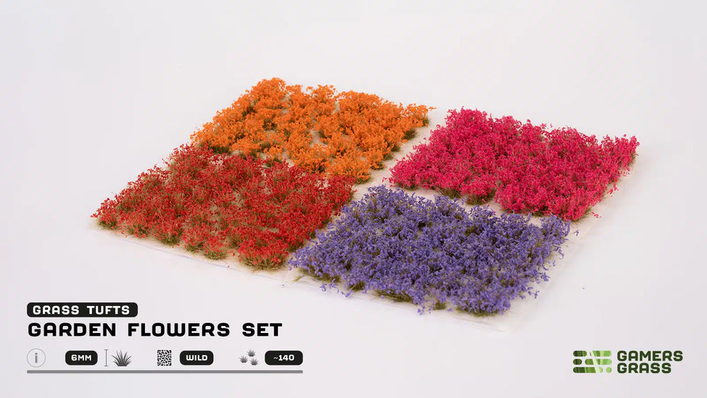 Gamers Grass - Tufts: Garden Flowers Set