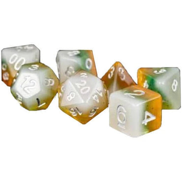 MDG Kiwi Fruit Polyhedral Resin Dice Set