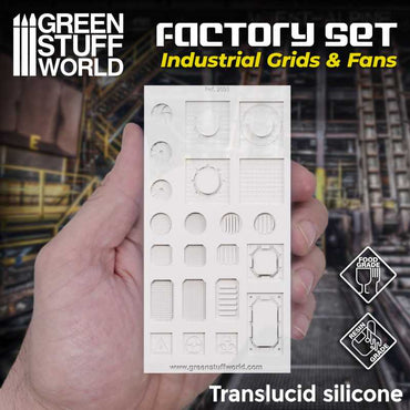 Silicone Molds - Grids and Fans - Green Stuff World