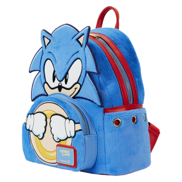 Sonic the Hedgehog - Classic Plush Cosplay 10" Faux Leather Mini Backpack